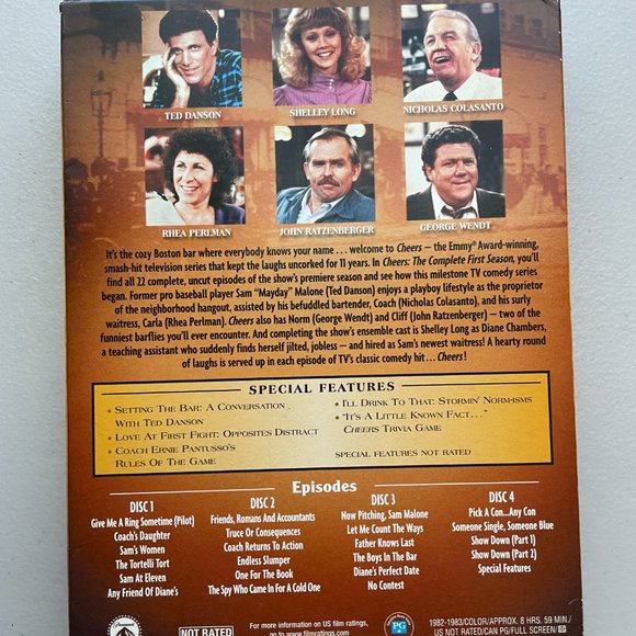 Cheers TV Shows DVDs Set Complete Seasons 1-3 Third Season Set NEW SEALED - Picture 5 of 10